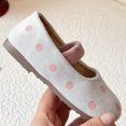 thumbnail image 6 of Krdevn Baby Girls Mary Jane Flats Polka Dot Soft Sole Breathable Slip-On Casual Shoes for Daily Wear and Everyday Comfort,Sizes 5-5.5 Years, 6 of 8