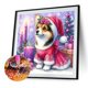 thumbnail image 5 of 5D DIY Con Taladro Arte Perro Las Tierras Altas Del Oeste Navidad 40x40cm, 5 of 7