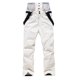 thumbnail image 4 of Pantalones de esquí para mujer, hombre, invierno, exterior, para parejas, pantalones de esquí, pantalones de algodón con tirantes gruesos y cálidos, 4 of 6