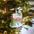 thumbnail image 1 of Colgantes para de Navidad, adornos colgantes, manualidades, figuras navideñas, decoración para de Navidad para fiestas, interior, año Estilo C, 1 of 8