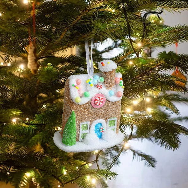 Colgantes para de Navidad, adornos colgantes, figuras decorativas de Navidad, decoración navideña para fiestas, familia, chimenea, hogar Estilo C