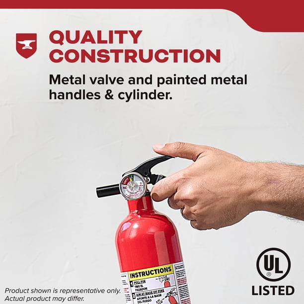 Kidde Fire Extinguisher for Vehicles, Single-Use, Dry Chemical