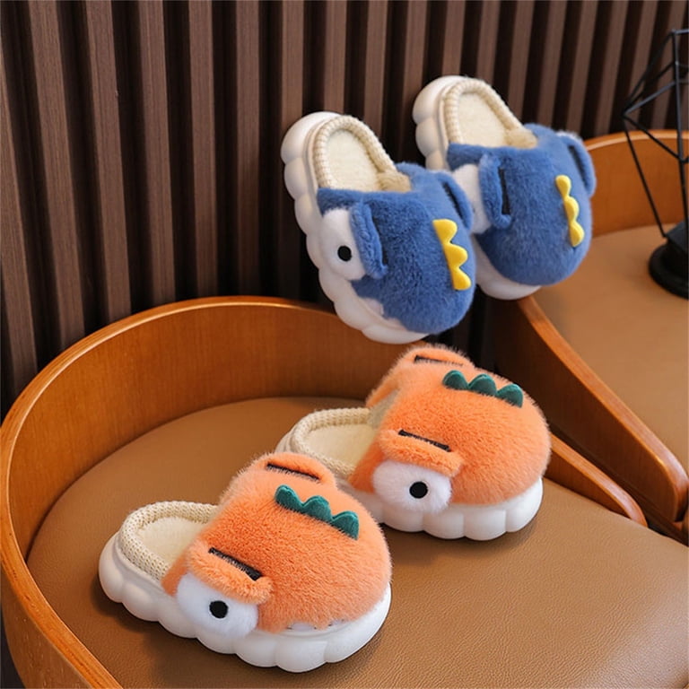 Utoimkio Toddler Baby Boys Girls Cozy House Slippers Warm Plush Winter Soft Sole Cotton Slipper For Kids Non Slip Cute Dinosaur Indoor Shoes F8d24eae 06e0 4d2c 8015 6e9a10b3b90f.cddb9b83a8f895917b250a732824db17