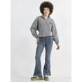 thumbnail image 2 of No Boundaries Pull-On Bootcut Drawstring Pants, 31” Inseam, Women's and Women's Plus, 2 of 5
