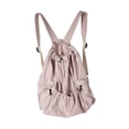 thumbnail image 3 of Bolsa de gimnasia de moda portátil de mochila casual de mochila para adultos caminando para acampar Rosa, 3 of 8