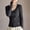 Dark Gray, variant on Tops for Women Trendy Viikei Womens Tops Long Sleeve,Tops for Women under $10 Fall,Women Ladies Solid Color Long Sleeve Short Shirt Blouse Tops Blue L