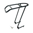 thumbnail image 4 of Ruiboury Bicycle Front Rack Luggage Touring Carrier Racks Silver Carrier Shelf Front Black 40x14x36.5cm, 4 of 6