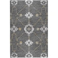 thumbnail image 2 of Addison Rugs Dream Shag Premium Machine Washable Transitional Open Field, Ornate Gray Rectangle Rug, 3' x 5', 2 of 8