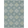thumbnail image 2 of Addison Rugs Chantille Indoor/Outdoor Traditional Damask Teal Machine Washable Rectangle Rug, 3' x 5', 2 of 8