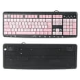 thumbnail image 4 of Silent USB Wired Keyboard Ultra Thin Slim Low Profile with Adjustable Bracket Drainage Holes for Home Office Laptop Computer, 4 of 7