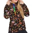 thumbnail image 4 of KLL BBQ Party for Womens Pullover Hoodie with Pocket Hooded Long Sleeve Shirts Sweatshirt for Women-Small, 4 of 7