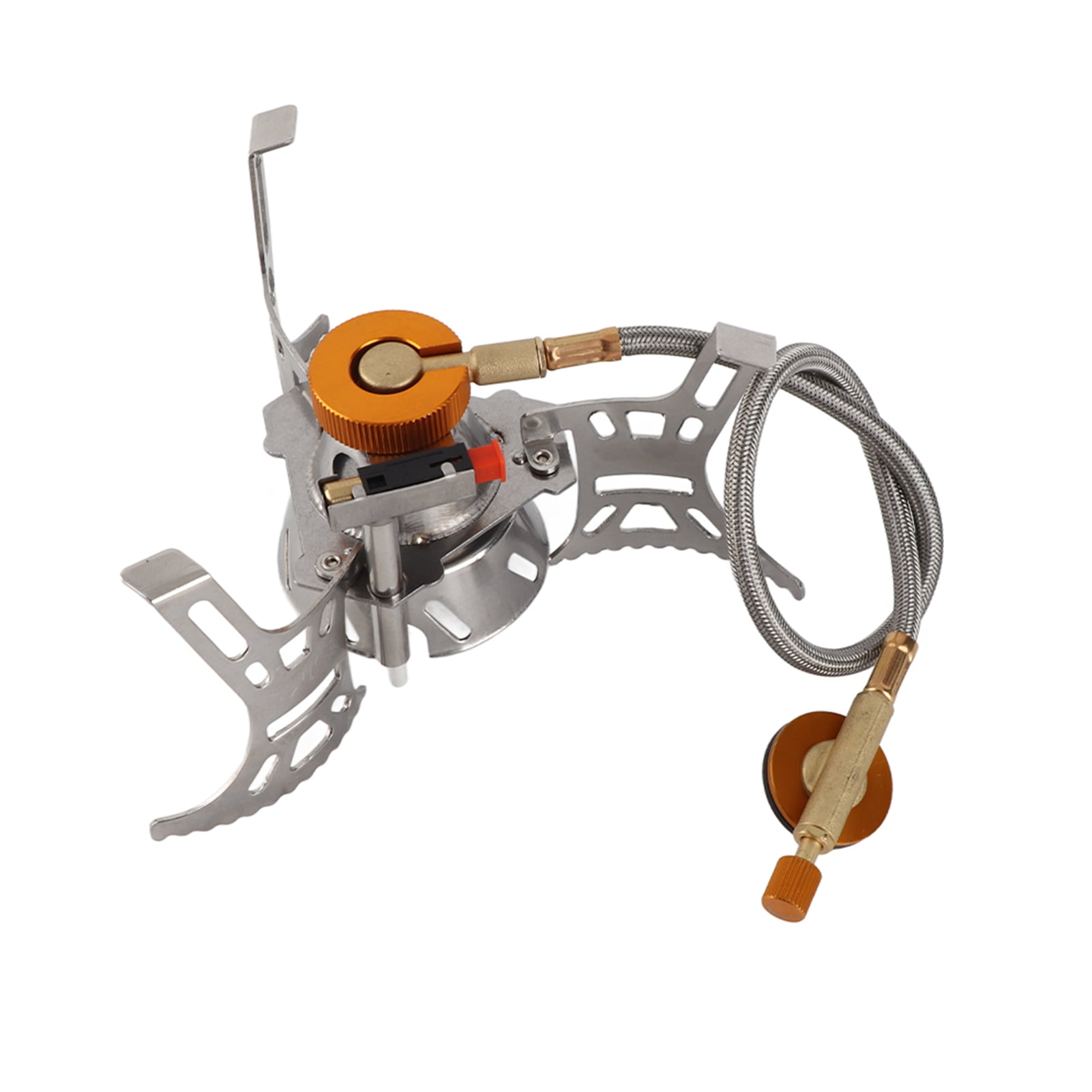 Gas Camping Gas Stove With Gas Adapter Set Improves Burning Efficiency High Safety For Outdoor Hiking Picnic