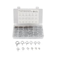 thumbnail image 1 of Abrazadera De Tubo De Resorte De Alambre Doble Abrazadera De Tubo De Resorte De Metal Clips De Resorte De Tubo Inoxidable Clips De Alambre Doble Duro Abrazadera De Tubo De Manguera Firme Para 285 Uds Minnieouse VI003177-00, 1 of 7