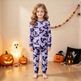 thumbnail image 4 of Futezty Boys and Girls Halloween Pajamas Sets Cute Graphic Pjs Holiday Sleepwear Children Clothes 2T-9T, 4 of 7