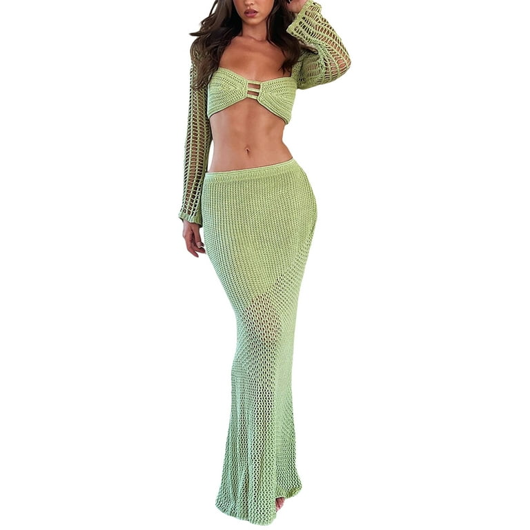 Women's long sleeve bottoming skirt two-piece suit Women's long sleeve bottoming skirt two-piece suit