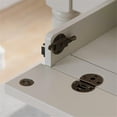 thumbnail image 4 of Leick Home Office Farmhouse Writing Desk with Center Drawer in White, 4 of 7