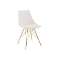 thumbnail image 2 of AveSix Oakley Chair, White and Gold, 2 of 6
