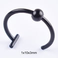 thumbnail image 4 of Lip Ring No Piercing Stainless Steel Decorative Fake Nose Ring Faux Lip Hoop, 4 of 10