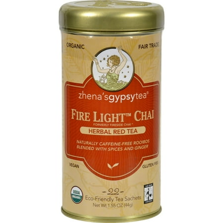 Zhena's Gypsy Tea Zhena's Gypsy Tea Fire Light Chai Herbal Red Tea - 22 Tea Bags