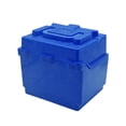 thumbnail image 2 of Caja de batería para bicicleta eléctrica, contenedor de batería con asa plegable, caja de batería universal para , herramientas eléctricas Azul, 2 of 7