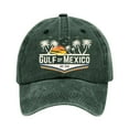 thumbnail image 3 of Of Mexico Printed Casual Baseball Cap Retro Cap Baseball Caps hats for men Green, 3 of 3