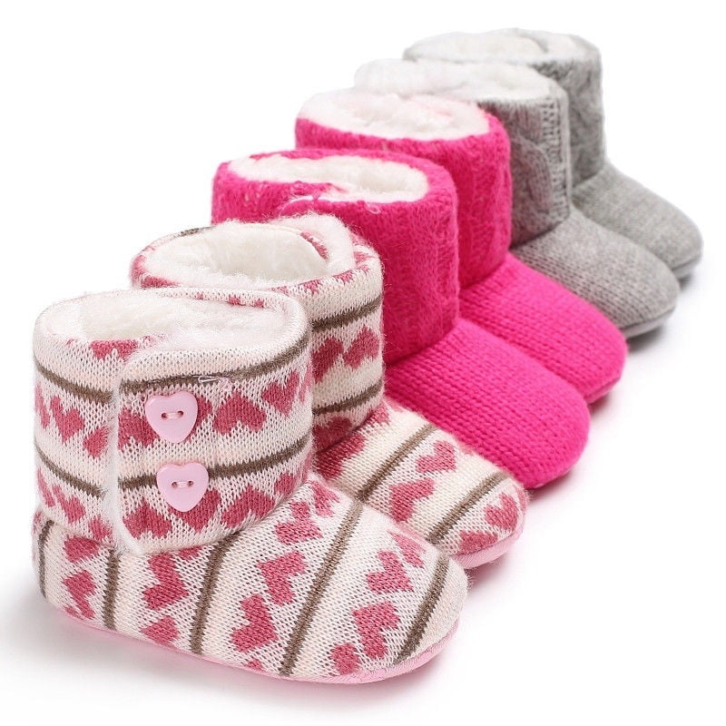 woolen shoes for baby girl