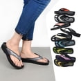 thumbnail image 6 of Aerosoft - Glitter Thong Beach Wear - Summer Arch Support Flip Flops for Women, 6 of 7