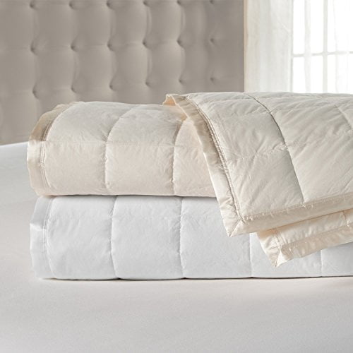 Downlite Lightweight Oversized Down Blanket with Satin Trim Walmart