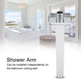 thumbnail image 3 of Square Stainless Steel Top Shower Arm, Practical Ceiling Shower Arm, For Home Bathroom Hardware Shower Room Hardware Hotel, 3 of 8