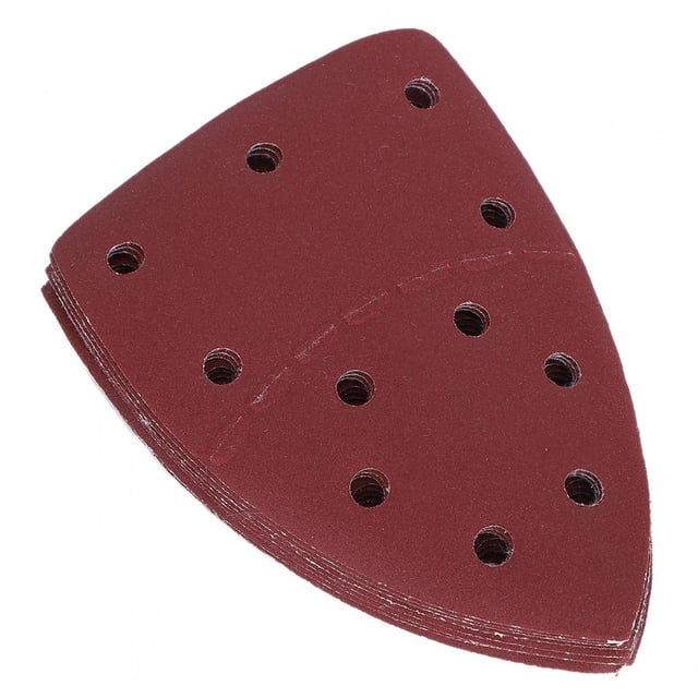 Hoja de lija triangular, 60 piezas de papel de lija para ratón, lijadora de palma separada, hojas de lija, características de vanguardia