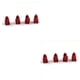 thumbnail image 3 of Tapas de vástago de válvula de neumático Scienceny 4 piezas color sólido Rojo, 3 of 6