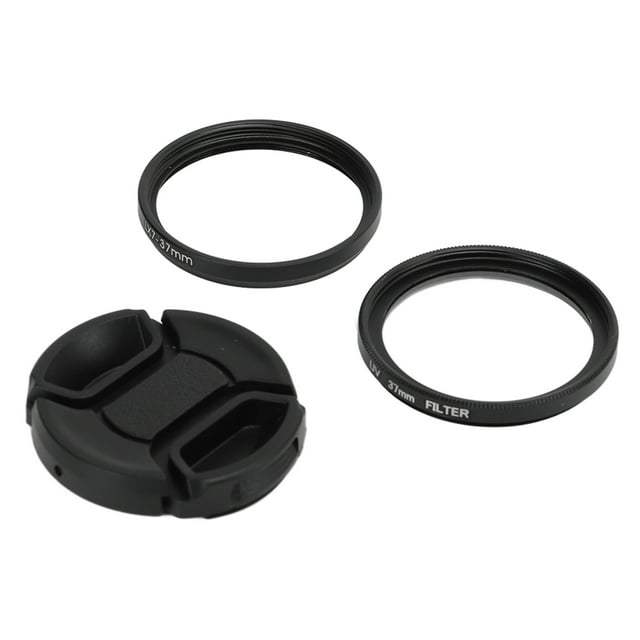 UV Protection Camera Lens Filter Ring, 37mm/1.45in UV Lens UV Filter Ring Lens Set High Strength High Definition Display For Lumix LU7 Digital Camera