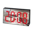 thumbnail image 1 of Reloj Despertador con Espejo LED Reloj de Mesa con RepeticióN Digital Luz de Despertador Pantalla de Temperatura DecoracióN del Hogar, Reloj Rojo, 1 of 7