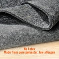 thumbnail image 3 of VEVOR Rug Pad Without Slip Resistance, Protective Cushioning Carpet Pad, 8' x 10', 1/4" Thick, 100% Pure Polyester Felt, 7-8㎡ Premium Comfort Underfoot Carpet Padding Rug Cushion for All Floors, Gray, 3 of 8