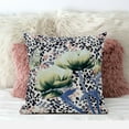thumbnail image 2 of Three Roses with Butterfly Indoor/Outdoor Fabric Pillow Zipped -Green Gray 18", 2 of 5