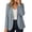 Gray, variant on Summer Women's Open Front Casual Blazer - Lightweight Breathable Lined Fashion Work Jacket with Pocket Black,L