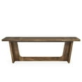 thumbnail image 4 of Spaco 70.8-Inch Executive Desk, Wood Study Computer Desk Writing Table, Desk for Indoor as Home, Office, Brown, 4 of 4