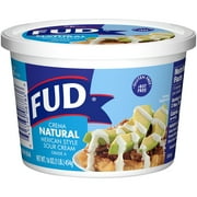 Fud Crema Natural Mexican Style Sour Cream, 16 Oz.