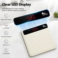 thumbnail image 2 of Báscula digital de baño Himaly, tecnología Step-On, medidas de alta precisión, plataforma grande de silicona antideslizante y pantalla LCD digital, capacidad de 180 kg (400 lb), color blanco., 2 of 5