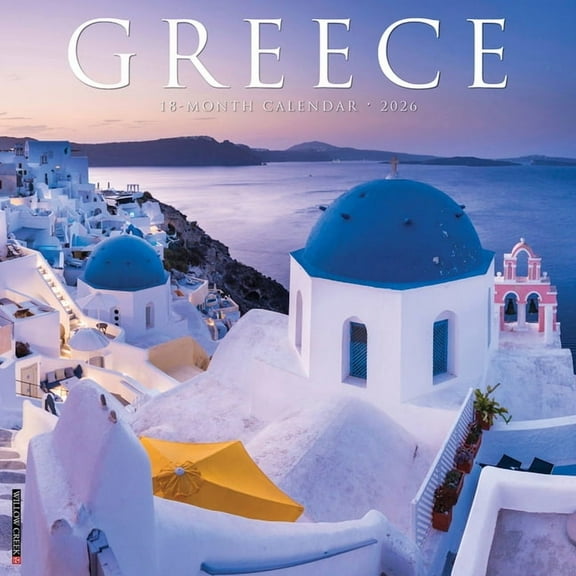 Greece 2026 Wall Calendar, (Paperback)