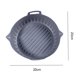 thumbnail image 1 of Olla De Freidora De Aire De Silicona Air Fryer - Olla de silicona reutilizable antiadherente para hornear en familia (gris redondo) Hugtrwg Libre de BPA, 1 of 6