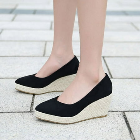 

TOWED22 Wedges For Women Women s Wedge Sandals Ankle Strap Open Toe Platform Sandals Sandals For Women