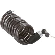 10 ft. Self-Coiling Cable Lock for Bicycles and Motorcycles