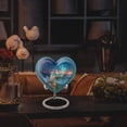 thumbnail image 7 of Yatskia Blue Music Decorative Memorial Urn for Ashes Adult Mom and Dad, Large Funeral Urns for Human Ashes Adult Female, (Heart Large, 8 Inch), 7 of 7