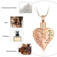 thumbnail image 4 of Angel Wing Heart with Butterfly Keepsake Pendent for Ashes and Chain Memorial Cremation Jewelry for Ashes Urn Necklace for Ashes of Loved One, 4 of 6
