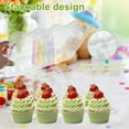 thumbnail image 4 of Adifare 12Pcs Cupcake Containers 12 Holes Clear Plastic Cupcake Holders with Detachable Lid Reusable Cupcake Carrier Stackable Cupcake Boxes for Cupcakes Muffins 31.5x24.5x10cm, 4 of 7