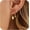SET7, variant on Gold Plated Earrings for Women, 14k Gold Plated Earring Stack Hypoallergenic Pearl Drop Earring Dainty Earrings for Women Trendy Cute Small Huggie Hoop Earring Fashion Womens Jewelry