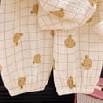 thumbnail image 6 of masbird Toddler Girls Boys Pajamas 2-Piece Kids Pjs Set Soft Stretchy Long Sleeve Top and Pants Fall Winter Sleepwear 6-12 Months 12-24 Months 2t 3t 4t 5t 6t 7t 8t 9t(Coffee,2-3 Y), 6 of 7