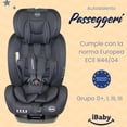 thumbnail image 2 of Autoasiento Reclinable Desde 0 A 36 Kg Passegeri Ibaby Negro Passeggeri Negro, 2 of 8