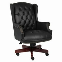 Boss  Boss Wingback Traditional Chair In Black